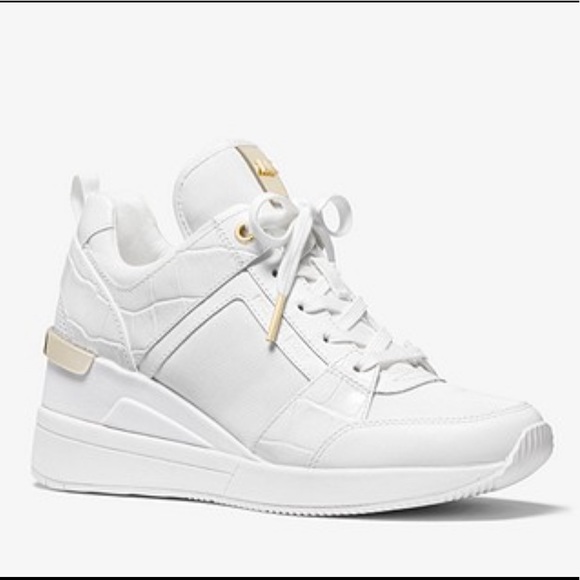 georgie canvas and leather sneaker